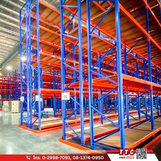 VNA Racking System (Very Narrow Aisle Racking System) - รับผลิตติดตั้งชั้นวางอุตสาหกรรม - ทีทีซี โลจิสติกส์ (ประเทศไทย)